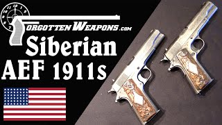 Personalized 1911s from the WW1 American Expedition to Siberia