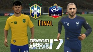BRASIL X FRANÇA • Final • Dream League Soccer 2017