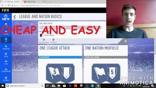 Fifa 19- how to complete league and nations basics!! cheap and easy!!
