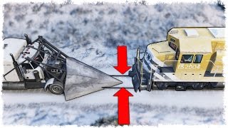 ЖУТКОЕ СТОЛКНОВЕНИЕ С ПОЕЗДОМ В GTA ONLINE (УГАР, ЭПИК, БАГИ В ГТА ОНЛАЙН) #331