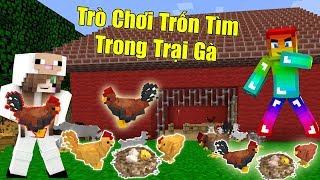 MINI GAME : TRÒ CHƠI TRỐN TÌM TRONG TRẠI GÀ CÙNG CỪU GAMER ** NOOB BIẾN THÀNH GÀ