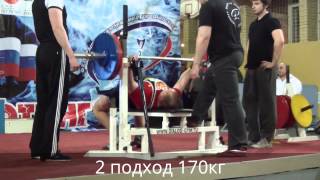 Чемпионат Москвы по Классическому жиму лёжа ФПР 21.12.13