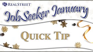 JobSeeker January Quick Tip #12