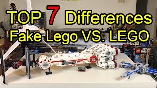TOP 7 Differences between FAKE Lego & Lego