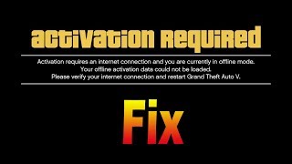 How to Fix Offline Activation Error - GTA 5