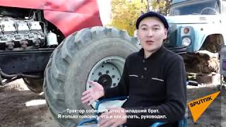 Как кыргызстанец, прикованный к коляске, сконструировал чудо-трактор