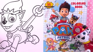 Coloriage Pat' Patrouille Rocky Paw Patrol Coloring Book