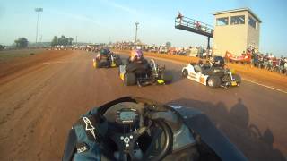 iron city team supreme tristate race #3 HUGE WRECK!!!