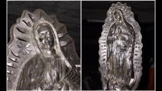 The largest Silver  Guadalupe Virgin in Taxco, Mexico