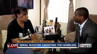 Daughter of homeless man targeted by serial shooter speaks out