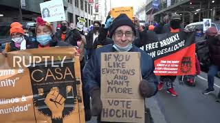 USA: Rally in NYC as eviction moratorium ditched, leaving thousands facing homelessness