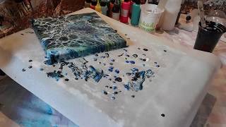 Acrylic fluid art 3g Акриловая заливка 3д #0117