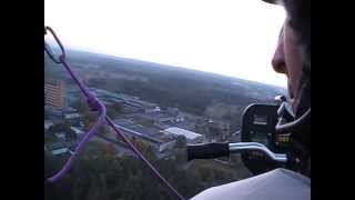 Paraplan BMW- lot i lądowanie. Paraplane BMW PPC trike- flight and landing