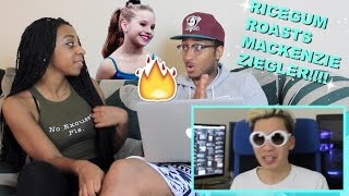 Couple Reacts : "Mackenzie Ziegler ROAST ME!!!"(Diss Track) by Ricegum Reaction!!