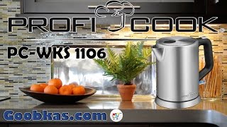 Электрочайник Profi Сook PC WKS 1106 electric kettle Wasserkocher Czajnik elektryczny | Goobkas.com