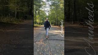 Ania-leggings and heels #shorts #leggings #walkinheels