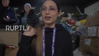 Ukraine: Volunteers use museum as logistics centre for aid distribution