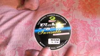 настоящая флюорокарбоновая fluorocarbon леска Glance из китая  с Aliexpress