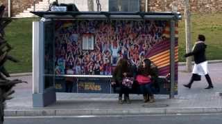 El Barça estrena parada de autobús