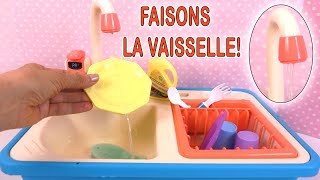 Jouets de Cuisine Vaisselle Evier Toy Sink