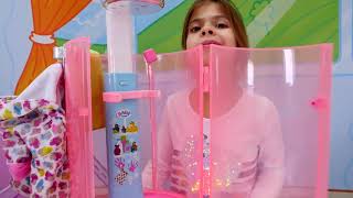 Oyuncak bebek banyo yapma videosu  Kız oyunu