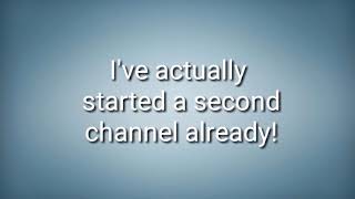 Leaving this channel