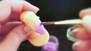 DIY - Ακρυλικα νυχια μονες στο σπιτι !!! :)