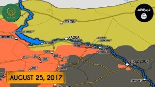 25 августа 2017. Военная обстановка в Сирии. Контратака боевиков ИГИЛ – погибло 100 сирийских солдат