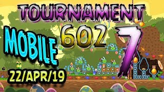 Angry Birds Friends Level 7 MOBILE Tournament 602 Highscore POWER-UP walkthrough #AngryBirds