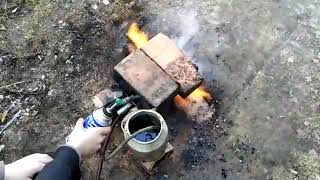 Горн на отработке. Лучше газового