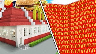MINECRAFT MCDONALDS LUCKY BLOCK WALLS - Modded Minecraft Minigame | JeromeASF