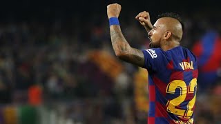 Arturo Vidal rocket against Alaves gives Barcelona 2-0 lead at half time