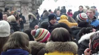 Shrovetide folk dancing. Танцы на Масленицу