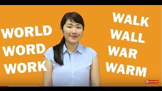 Phát âm tiếng Anh: Phân biệt các từ Walk – Wall, Warm – Work, Word – World (Moon ESL)