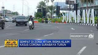 Sempat Zona Hitam, Risma Klaim Kasus Corona Surabaya Turun