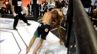 A estreia de Leonardo Leite no MMA, no evento Lutas Contra o Crack