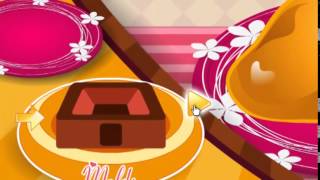 Украшаем цветочный торт - игра для девочек