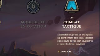 League of Legends : COMBAT TACTIQUE (PBE)