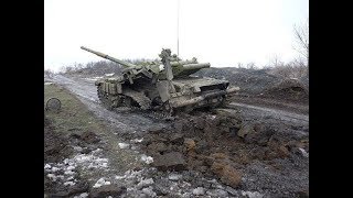 Уничтоженная техника РФ под Логвиново + подрыв российского танка