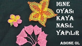 İğne oyası kaya modeli yapımı