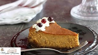 Тыквенный чизкейк с корицей