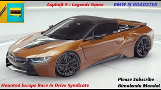 ASPHALT 9 : LEGENDS GAME - HAUNTED ESCAPE RACE WITH SO MANY STUNTS & KNOCKDOWNS IN DRIVE SYNDICATE |