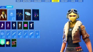 Fortnite Female Raptor Skin *Velocity Skin* Showcase With Emotes!