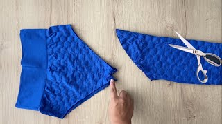 Reciclo Hermoso TRAJE DE BAÑO ???? IDEA to RECYCLE OLD PANTS - TRANSFORMAR Ropa - DIY Swimsuit...
