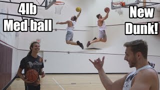 Glass Mill! Med ball - I'M A YOUTUBER!!   - 5'10" #316 Dunk Journey 2.0