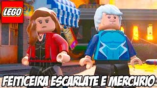 Lego Marvel Avengers Os Vingadores - Feiticeira Escarlate e Mercúrio