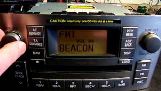 TOYOTA AVENSIS RADIO CD NAV REPAIR (Premier Audio UK)