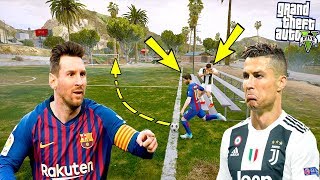 RONALDO VE MESSİ HALI SAHA MAÇI YAPIYOR!(RONALDO AĞLADI) - GTA 5