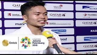 Heroik! Ginting Memenangkan Duel Mega Bintang | Asian games 2018
