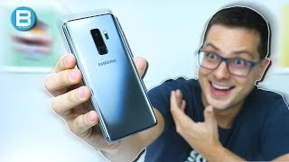UMA JÓIA RARA! SAMSUNG GALAXY S9 PLUS! DE CAIR o QUEIXO! UNBOXING!